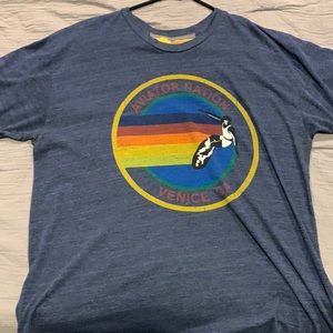 Aviator Nation Navy Heather T-Shirt -FREE STICKER!